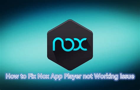 My friend and i set the unique password for us to meet each other. How to Fix Nox App Player Not Working Issue - Driver ...