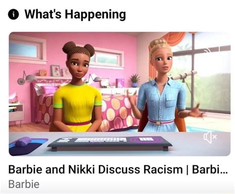 Whats Happening Barbie And Nikki Discuss Racism I Barbi Barbie