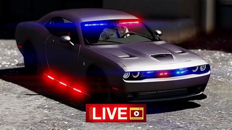 Lspdfr Live Aggressive Dodge Challenger Srt Hellcat Gang Unit Patrol