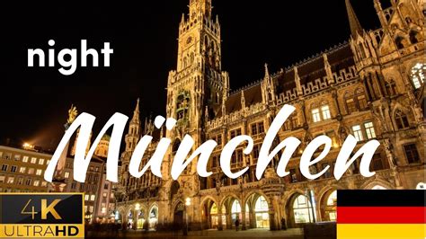 München Am Nacht Germany 🇩🇪 Walking Tour 2023 4k 60fps Hdr Night
