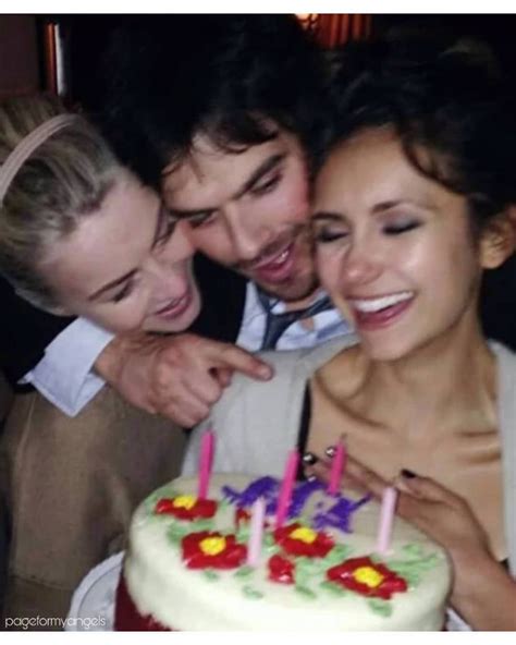 Nina Dobrev And Delena ~ Fanpage On Instagram “happy Birthday To Me 💞🌌 • • Here Are Some Pictures