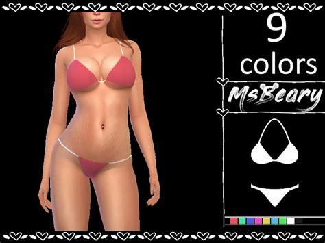 The Sims Resource Triangle String Bikini