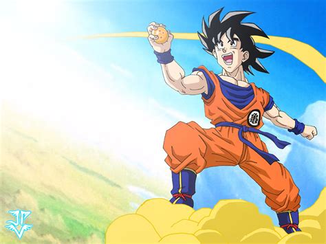 Son Goku Flying Nimbus By Jp V On Deviantart