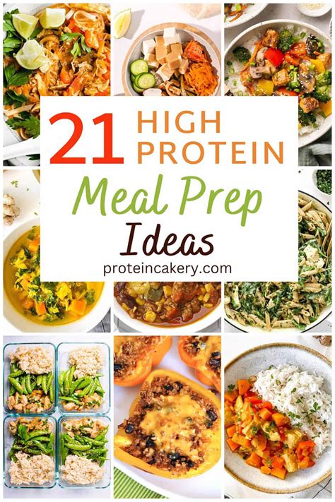 21 Easy High Protein Meal Prep Ideas