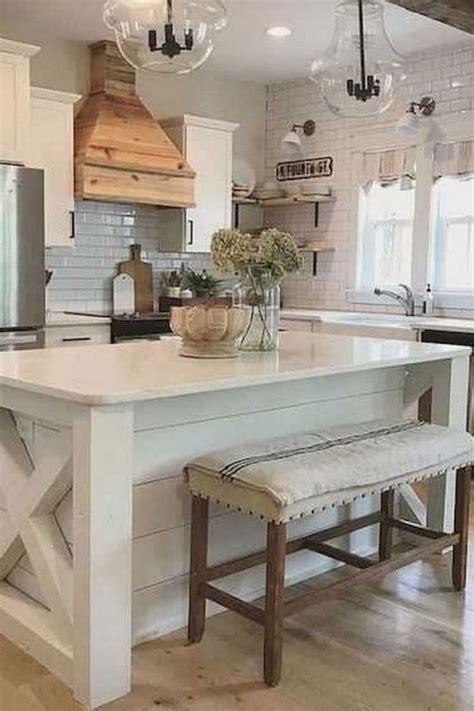 Modern Farmhouse Kitchen Island Ideas 55 Functional And Inspired