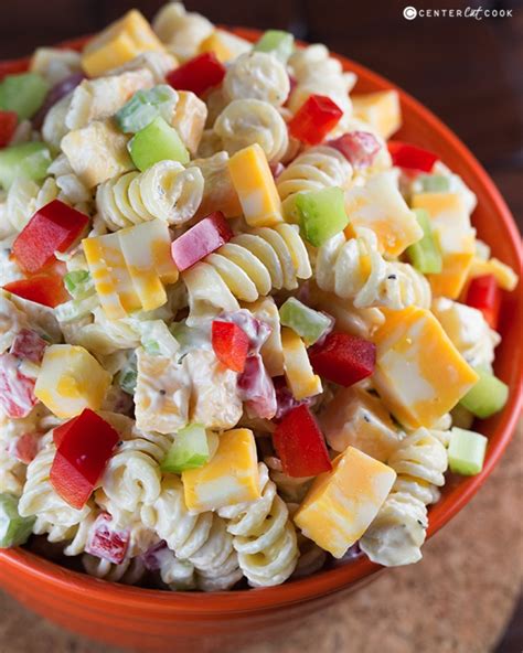 Classic holiday dishes and desserts from around the country. Creamy Cheddar Pasta Salad
