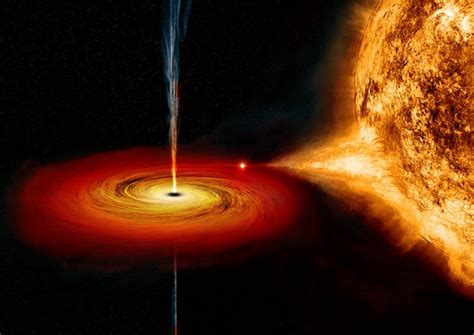 Nasas Chandra X Ray Observatory Catches Outburst From A Black Hole