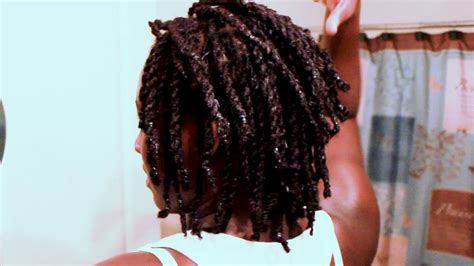 I got this style idea from a model in essence. Two Strand Twists Tutorial on Short Locs - YouTube