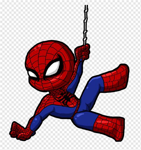 Ilustração de caricatura do homem aranha vermelha e azul homem aranha na televisão desenho dos