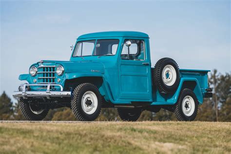 A Completely Restored 1951 Willys 4x4 Pickup Truck