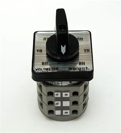 Voltmeter Selector Switches Select Royal Rubber Electrical
