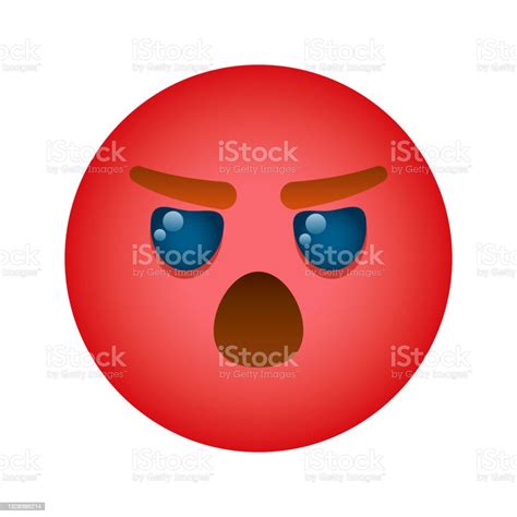 Angry Emoji Icon Stock Illustration Download Image Now Anger Anthropomorphic