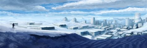 Frozen City By Dave Age On Deviantart