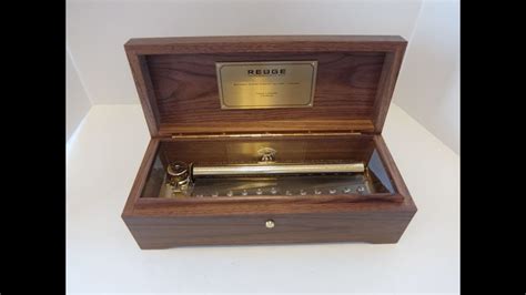 The music box shop is part of the dean group, a small family run business who specialise in mechanical organs, music boxes and. Official Reuge Music Box video, Auberson 144 note music box - YouTube