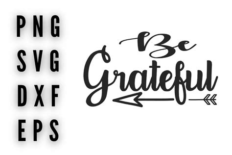 Be Grateful Svg File For Cricut File Graphic By Designora · Creative
