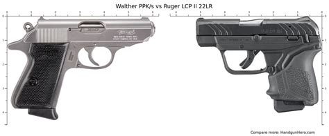Walther Ppks Vs Ruger Lcrx 22lr Vs Ruger Lcp Ii 22lr Size Comparison