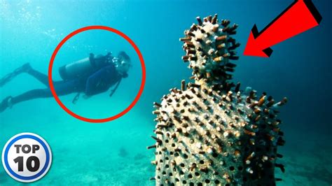 Top 10 Weirdest Things Found At The Bottom Of The Ocean Crazy Youtube