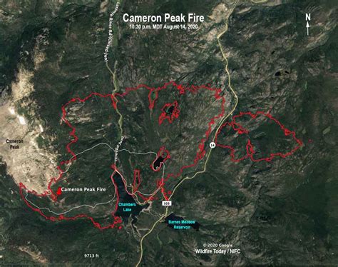 Cameron Peak Evacuation Map