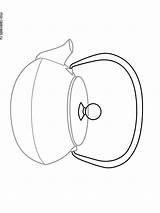 Coloring Kettle Printable Recommended sketch template