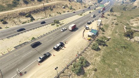 Highway Police Checkpoint 2 Menyoo Gta5