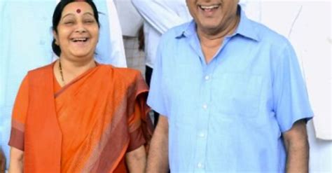 asked about his wife s salary on twitter sushma swaraj s husband had an epic response