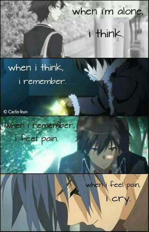 Broken Sad Anime Boy Quotes Sad Anime Girl Hurt Are