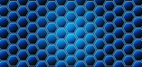 Technology Or Science Concepts Blue Hexagon Background 1180979 Vector