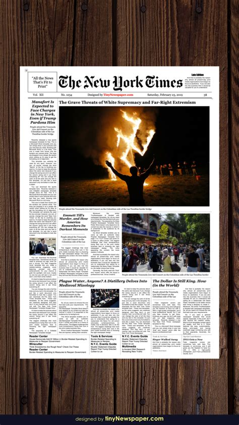 New York Times Template