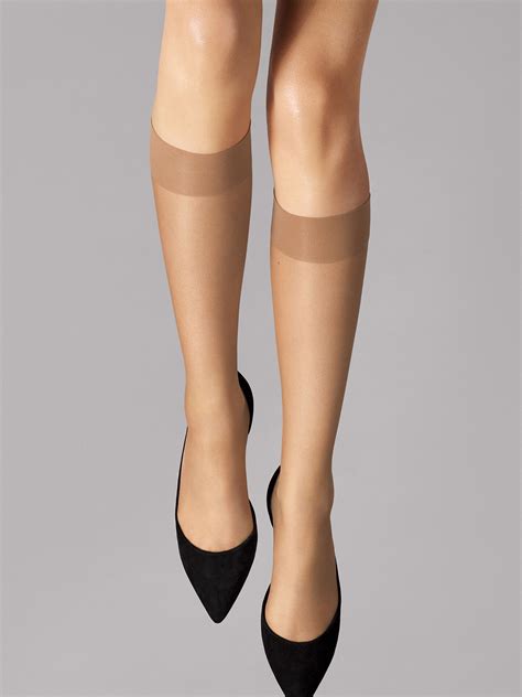 Sheer Socks Nude 8 Knee Highs Wolford