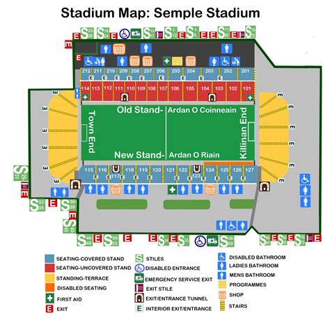 Semple Stadium Map Tipperary Gaa