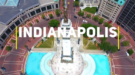 Indianapolis Indiana 4k Drone Footage Youtube