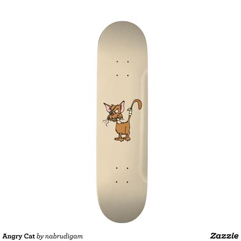 Angry Cat Skateboard Cat Skateboard Angry Cat Skateboard