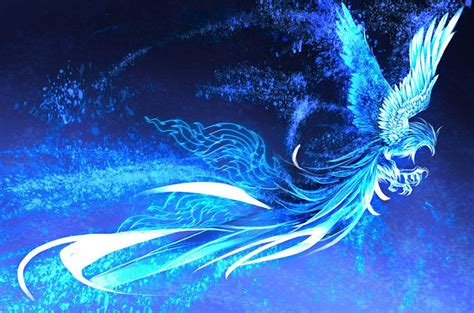 Blue Phoenix Stary By Krimsonblood Deviantart Pheonix