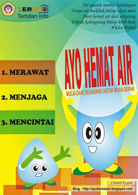 Poster Hemat Air Poster Hemat Air Bayu Adi Nugraha Contoh Poster