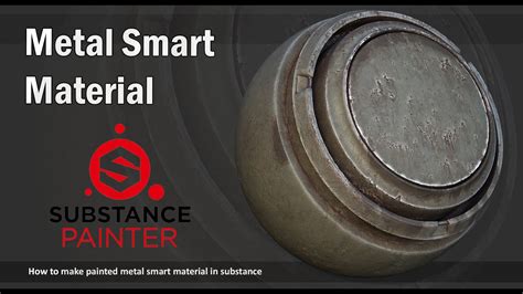 Metal Smart Material - painted metal (6) - substance painter | Matfx