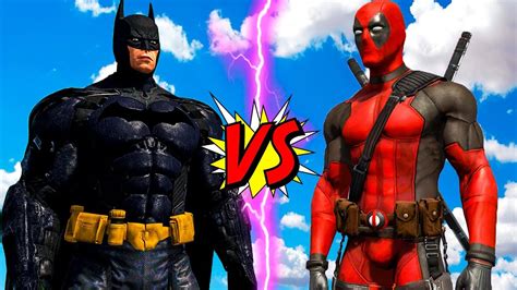 Deadpool Vs Batman Epic Battle Youtube