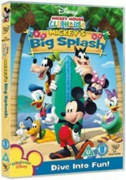 Mickey Mouse Clubhouse Big Splash Dvd Region 2 For Sale Online Ebay