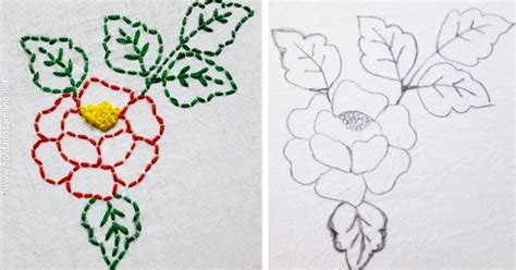 Bordar Flores 5 Dibujos Sencillos Para Inspirarte Bordados A Mano