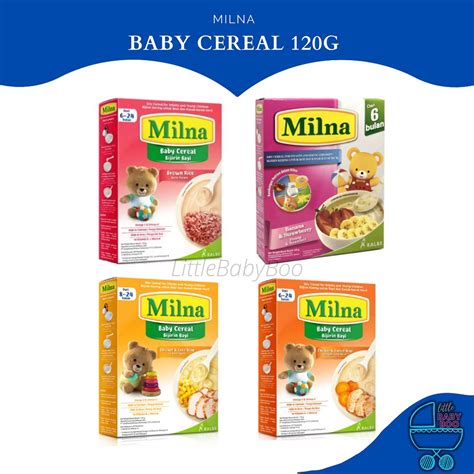 Milna Baby Cereal Bijirin Bayi 120g Shopee Malaysia
