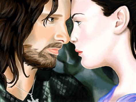 Aragorn And Arwen By Slimsassysarah On Deviantart