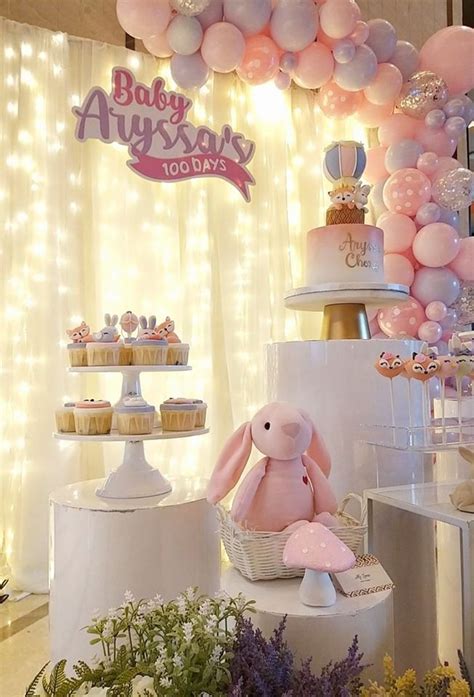 Bunny And Friends 100 Day Celebration Bunny Baby Shower Theme Bunny