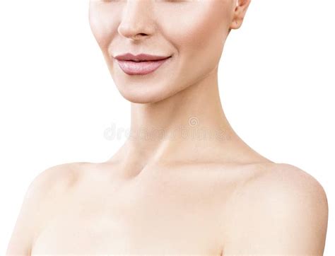 Beautiful Adult Woman With Perfect Skin Stock Photo Image Of Lips