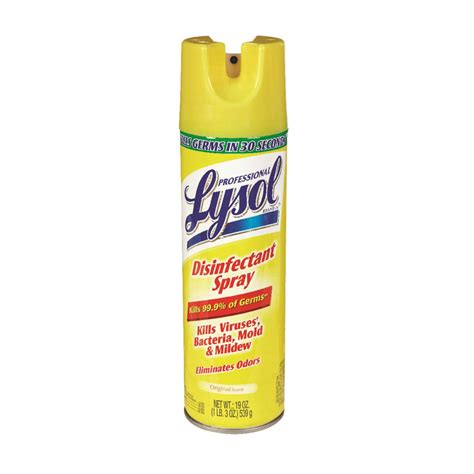 Lysol Disinfectant Spray Original Scent Oz Aerosol Can