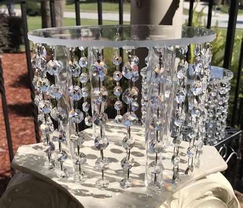 Crystal cake stand/Risers www.elevatethecake.com | Crystal cake stand, Crystal cake, Crystal ...