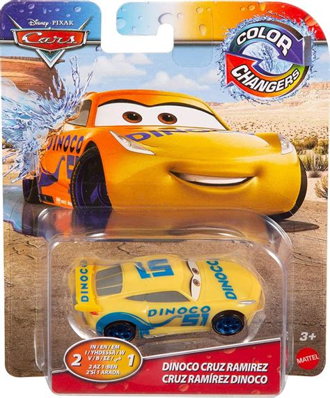 Disney Pixar Cars Cars 3 Color Changers Dinoco Cruz Ramirez 155 Diecast