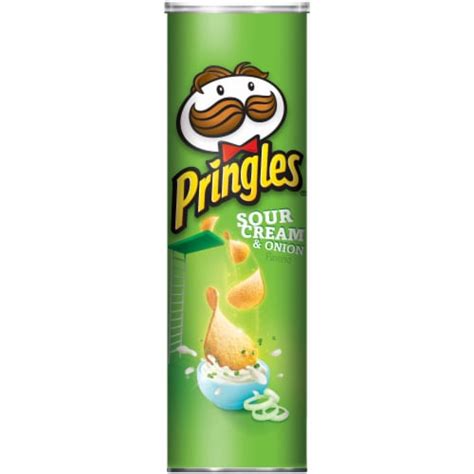 Pringles Sour Cream And Onion Potato Crisps 596 Oz Kroger