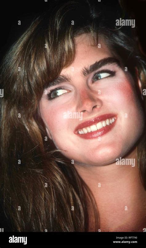Brooke Shields 1985 Photo By Adam Scull Stock Photo Alamy
