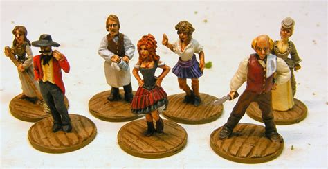 Evil Bobs Miniature Painting 28mm Wild West Commission