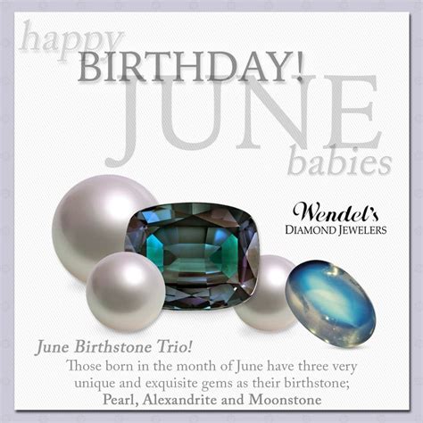 The Lucky People Born In June Have A Choice Of Three Gemstones The
