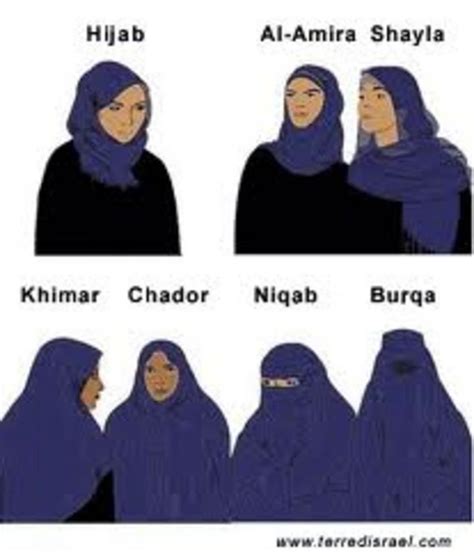 Hijab, amira, shwal, shela, niqab or burka. FYI: Different Hijab's | Burqa, Niqab, Hijab